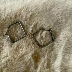 Sabika square earrings never worn